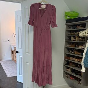 Gal Meets Glam Plum Maxi Dress